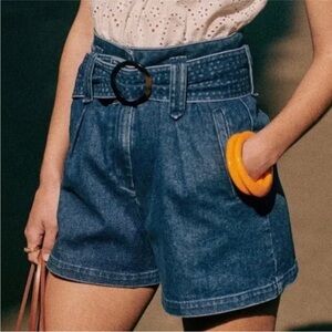 SEZANE Deia Denim Shorts – Parisian Summer Staple 🇫🇷☀️
